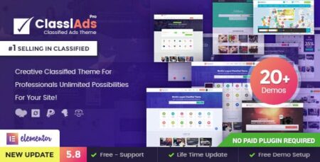 Classiads Classified Ads Theme - Premium WordPress Classifieds