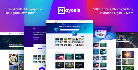 Mayosis Marketplace Theme - Sell Digital Products Effortlessly