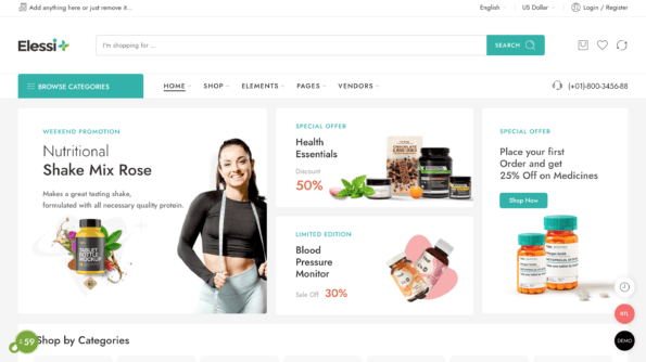 Elessi WooCommerce Theme - Modern & User-Friendly eCommerce