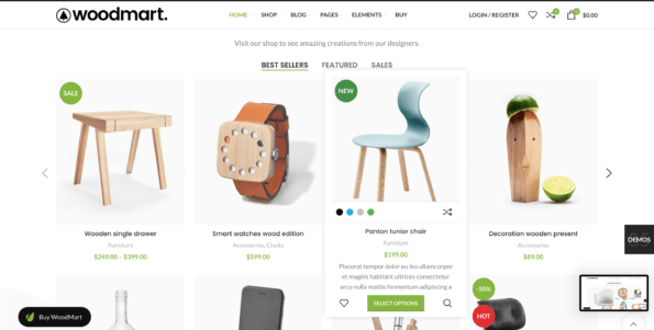 WoodMart WooCommerce Theme - Premium Online Store Design