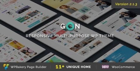 Gon MultiPurpose WordPress Theme 2.4.0