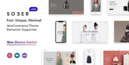 Sober WooCommerce WordPress Theme 3.5.2