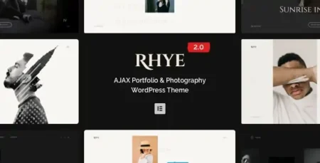 Rhye AJAX Portfolio WordPress Theme 4.0.0