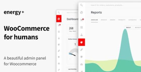 Energy Admin panel for WooCommerce
