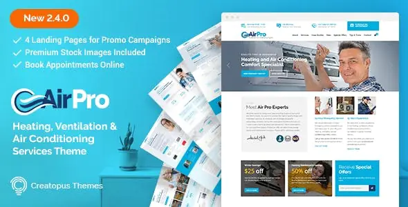 AirPro  - Heating and Air conditioning Theme