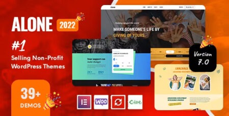 Alone Charity Non Profit Theme