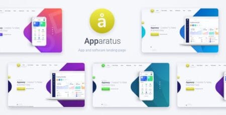 Apparatus  - One-Page Portfolio and App Landing