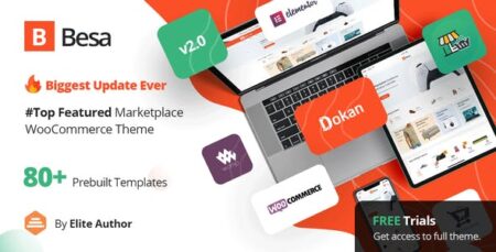 Besa Elementor Marketplace Theme