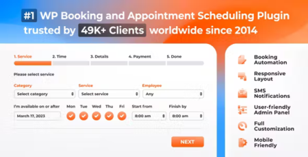 Bookly PRO Wordpress Plugin