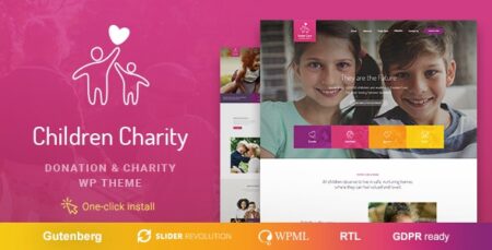 Children Charity Nonprofit and NGO Theme