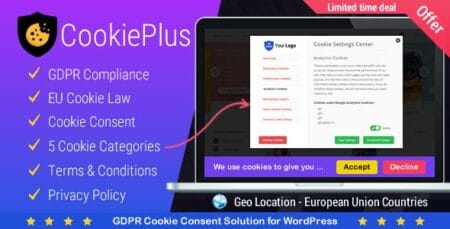 Cookie Plus GDPR for Master Popups