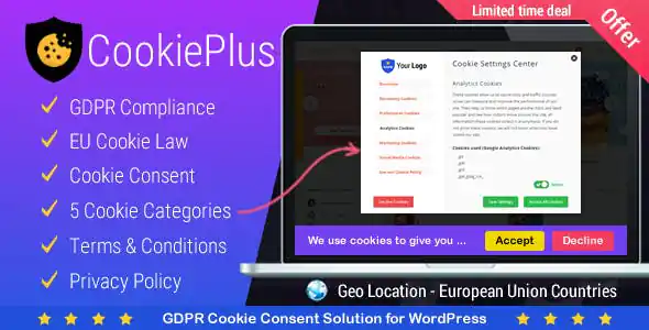 Cookie Plus GDPR for Master Popups