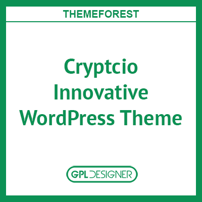 Cryptcio  - Innovative WordPress Theme