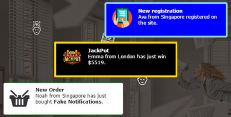 Fake Notifications for