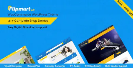 Flipmart  - Responsive Ecommerce WordPress