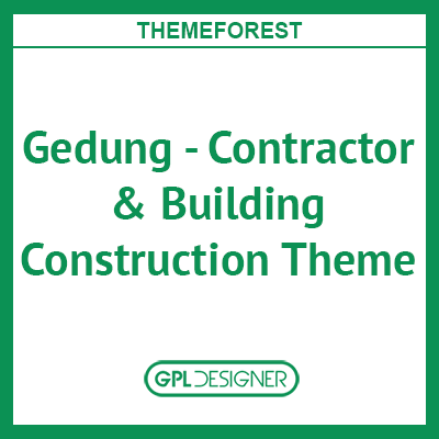 Gedung  - Contractor & Building Theme