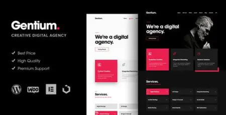 Gentium Digital Agency Theme