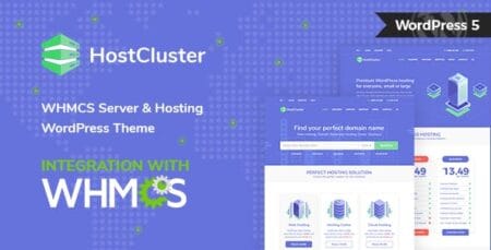HostCluster WHMCS Server and Hosting Theme