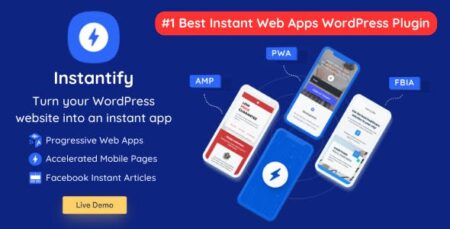 Instantify PWA, Google AMP And Facebook IA