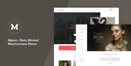 Mgana Clean Minimal WooCommerce Theme