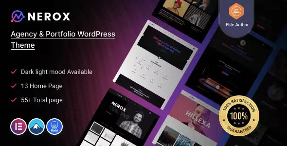 Nerox Agency and Portfolio Theme