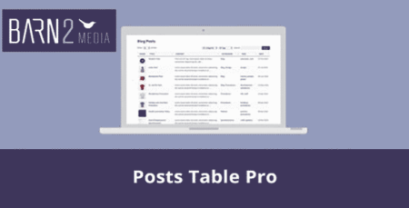 Post Table Pro Plugin