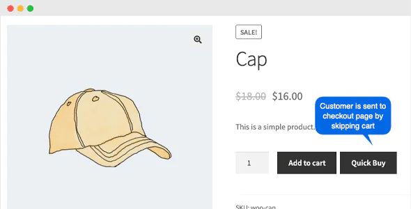 Quick Buy Now Button for WooCommerce