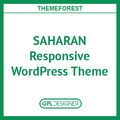 SAHARAN  - Responsive WordPress Theme