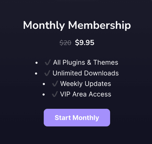 Monthly Membership