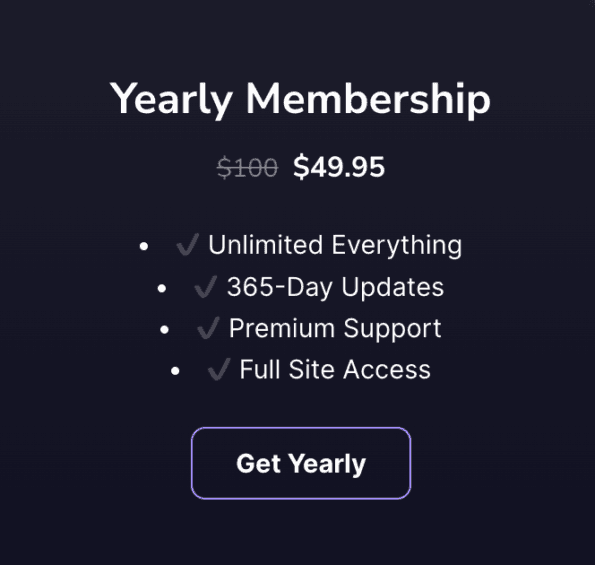 Yearly Membership