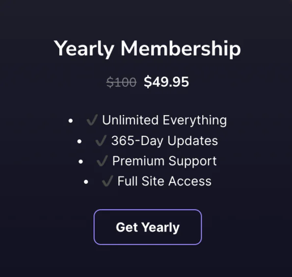 Yearly Membership