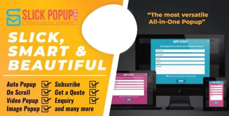Slick Popup Pro  - WordPress Popup Plugin