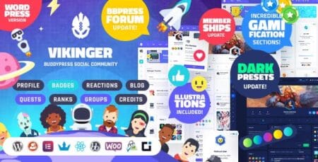 Vikinger BuddyPress and GamiPress