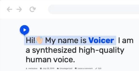 Voicer  – Text to Speech Plugin for WordPress