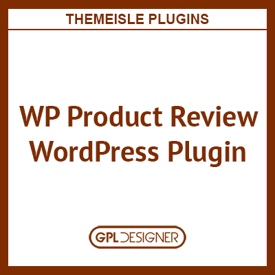 WP Product Review Plugin