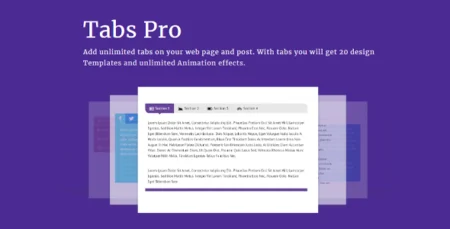 WPShopmart Tabs Pro Plugin