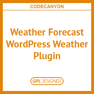 Weather Forecast  – WordPress Weather Plugin