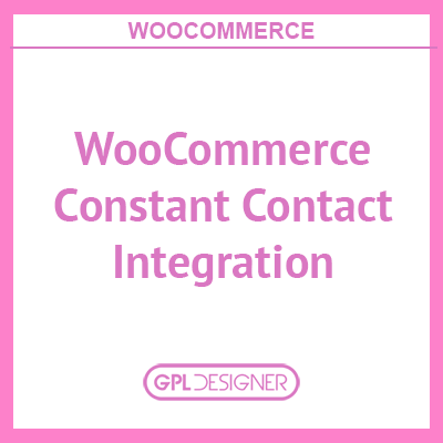 WooCommerce Constant Contact Integration