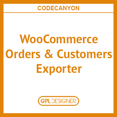WooCommerce Orders & Customers Exporter