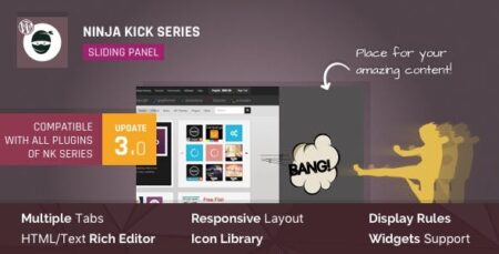 Ninja Kick Off-Canvas Sliding Panel