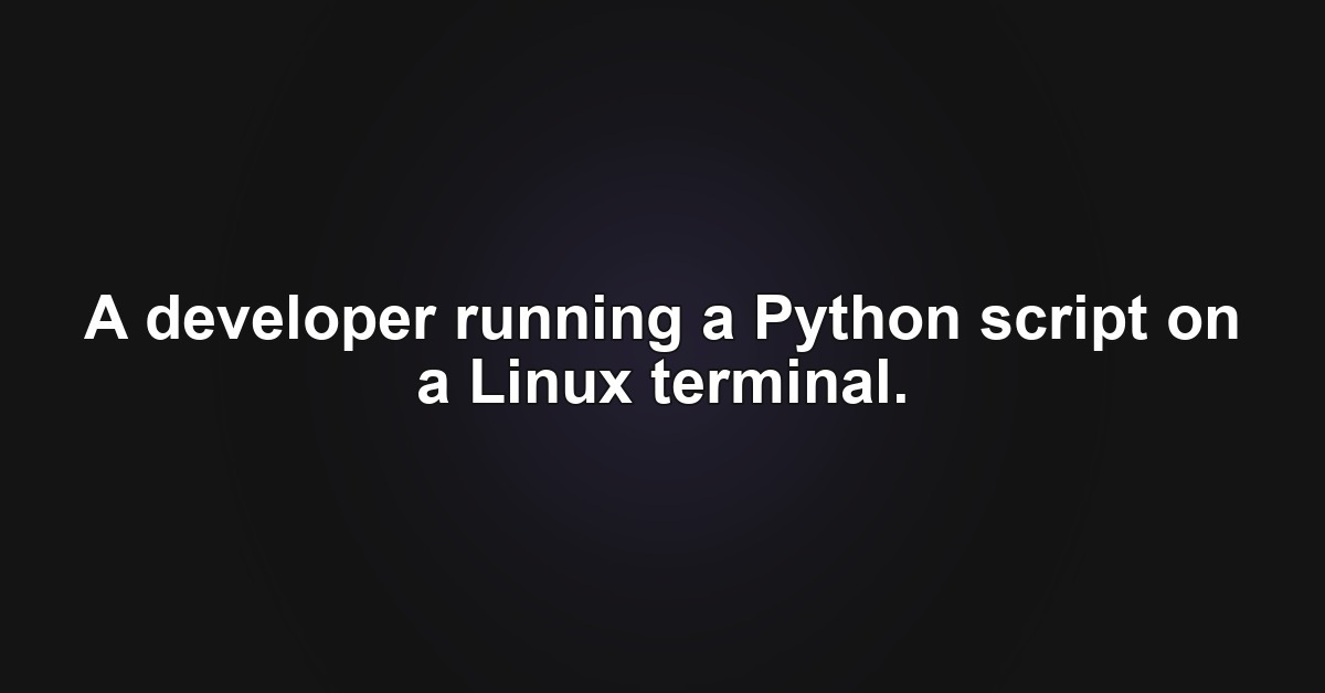 How to Run a Python Script on Linux: A Beginner's Guide How to Run a Python Script on Linux: A Beginner's Guide