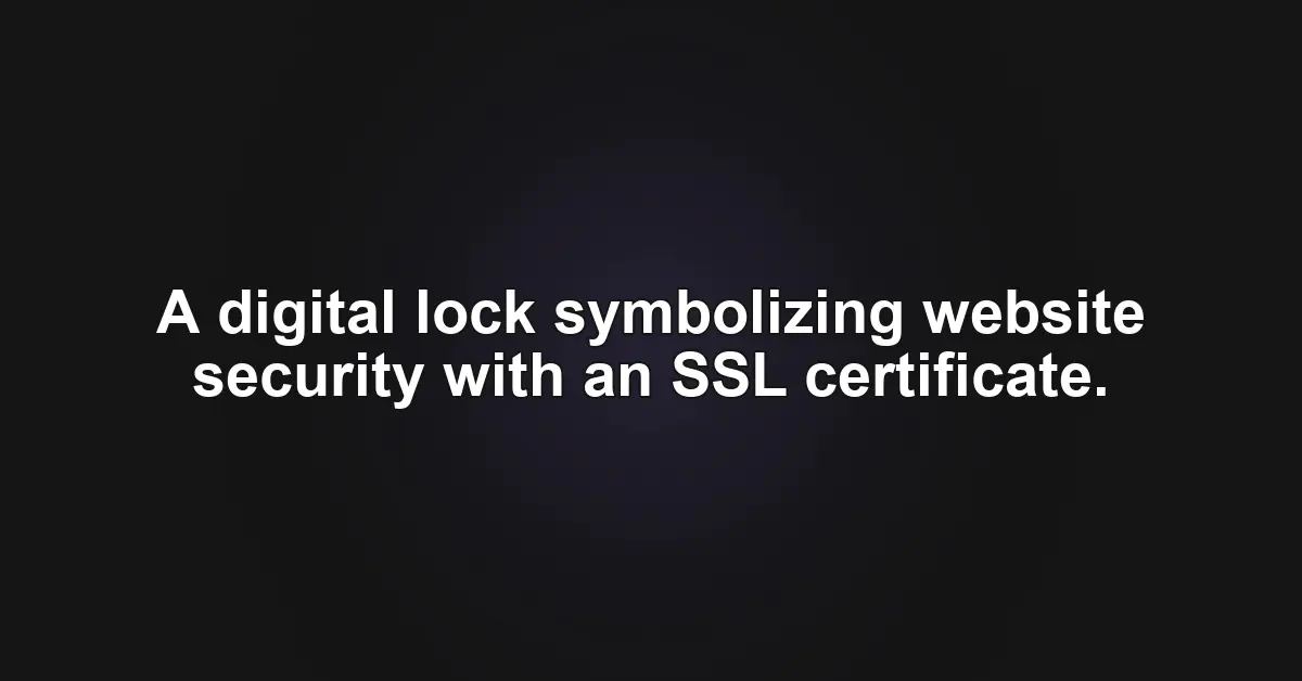 Why Your Website Needs an SSL Certificate: A Beginner's Guide Why Your Website Needs an SSL Certificate: A Beginner's Guide