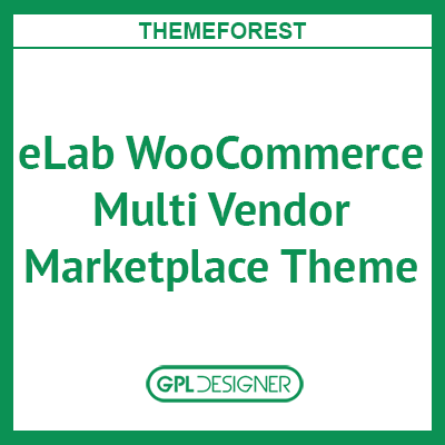 eLab  - WooCommerce Multi Vendor Theme