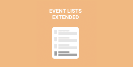 EventOn Events Lists Extended Addon