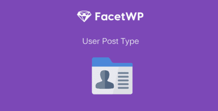FacetWP User Post Type Add-on