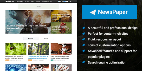 MyThemeShop Newspaper WordPress Theme