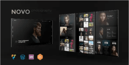 Novo Photography WordPress Theme