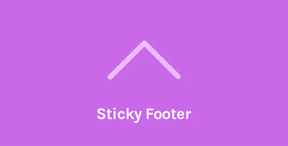 OceanWP Sticky Footer