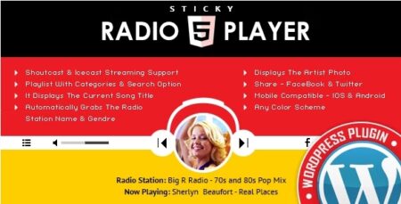 Sticky Radio Player Plugin