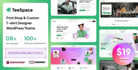 TeeSpace T-shirt Designer Theme